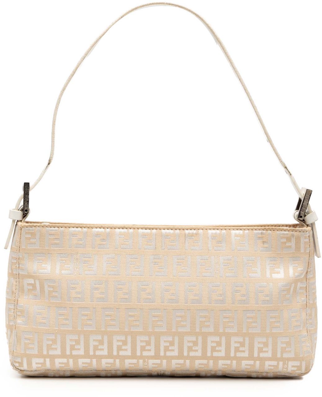 Fendi Zucchino Canvas Pochette Bruin