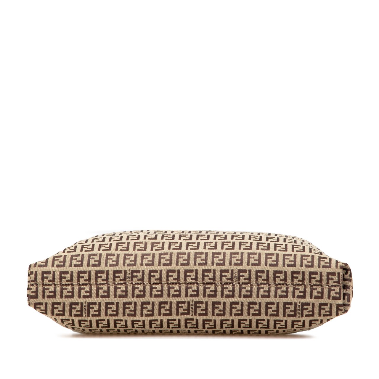 Fendi Zucchino Canvas Crossbody Bruin