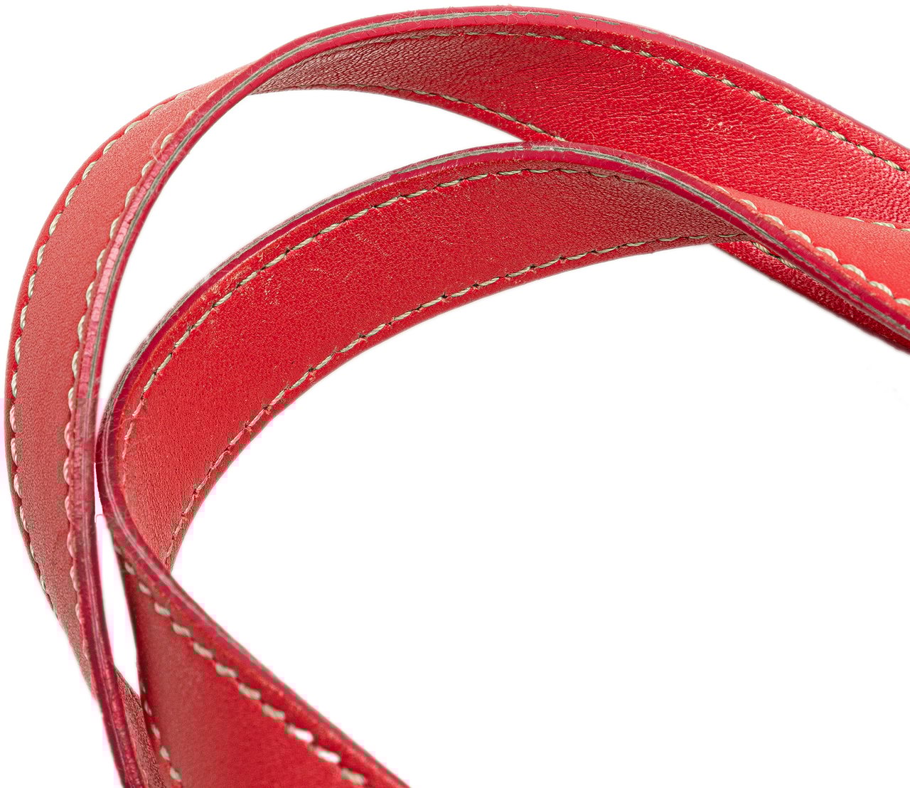 Fendi Leopard Print Canvas Shopper Tote Rood