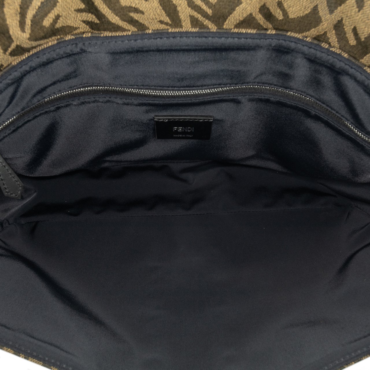 Fendi Large Zucca Vertigo Mesh Baguette Satchel Bruin