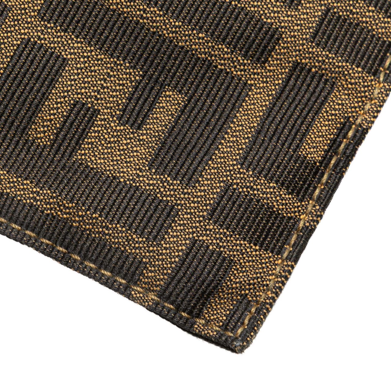 Fendi Zucca Canvas Shoulder Bag Bruin