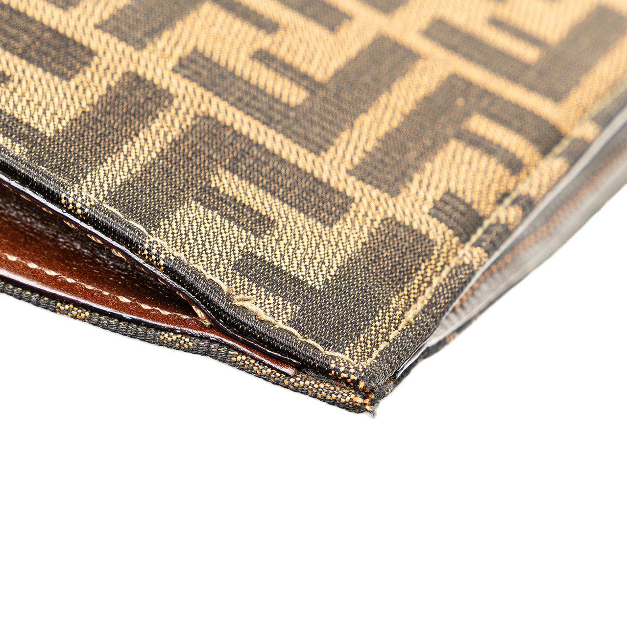 Fendi Zucca Canvas Handbag Bruin