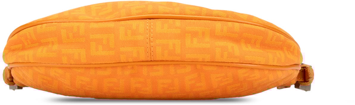 Fendi Zucchino Canvas Hobo Oranje