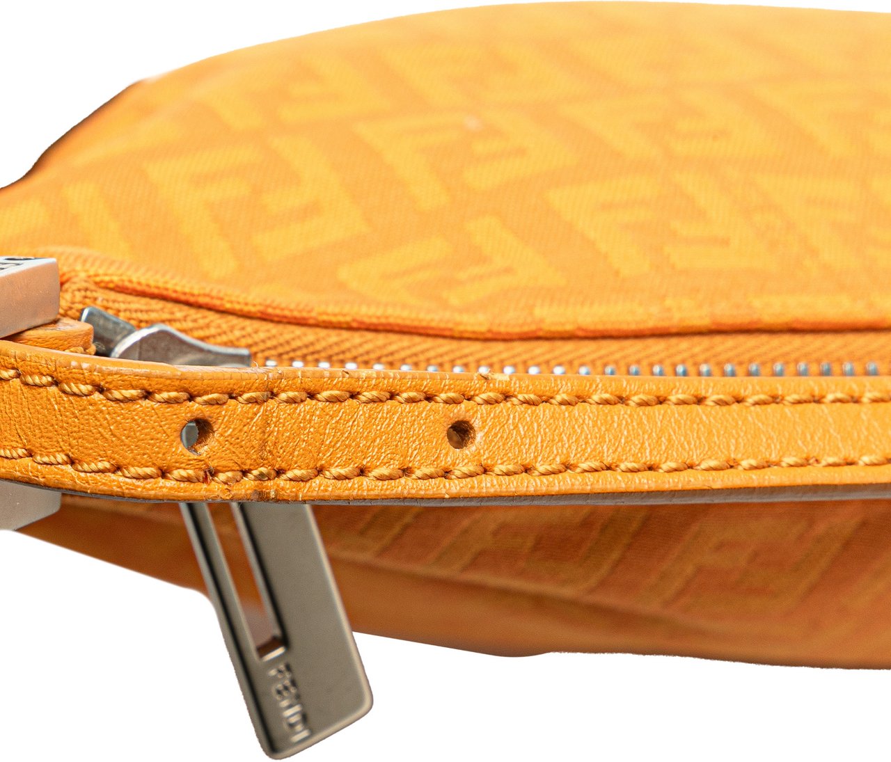 Fendi Zucchino Canvas Hobo Oranje