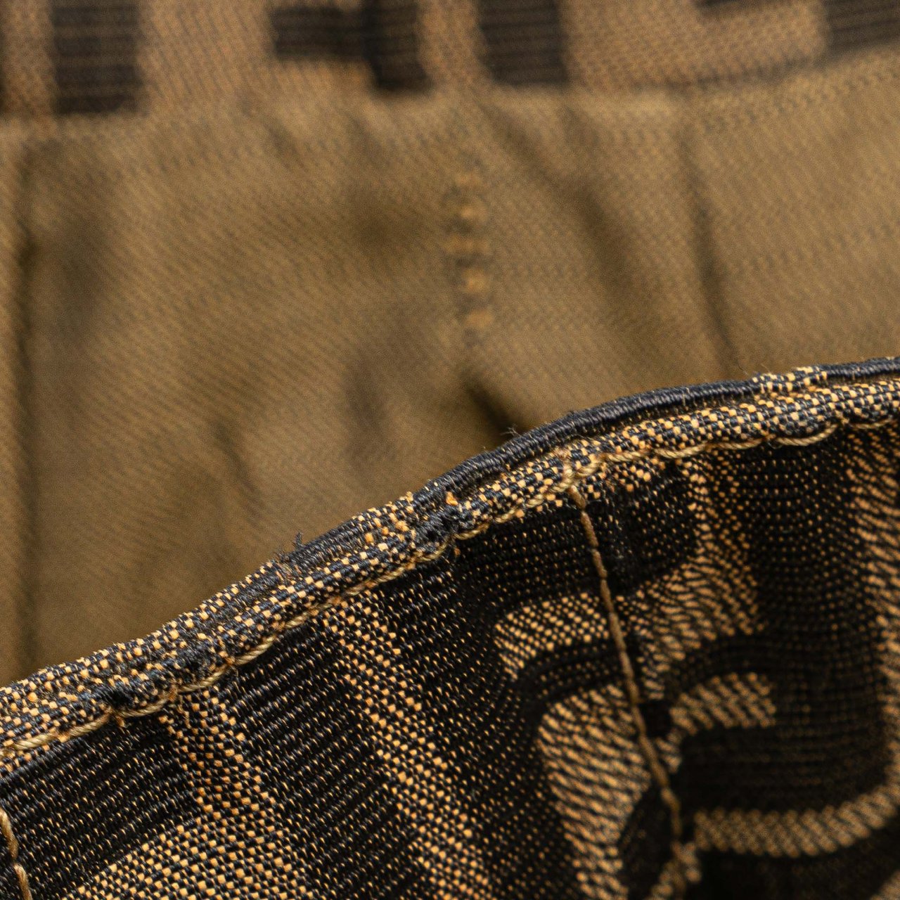 Fendi Large Zucca Canvas Twins Tote Bruin