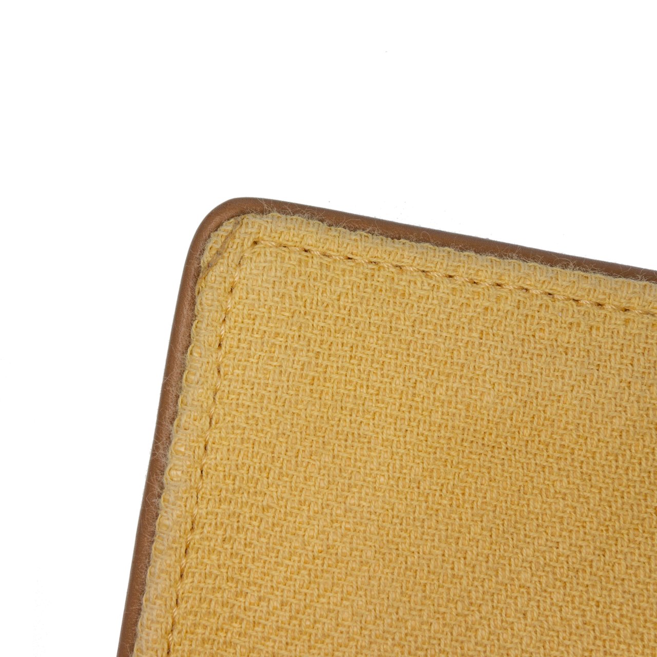 Fendi Zucca Embroidered Canvas Baguette Satchel Geel