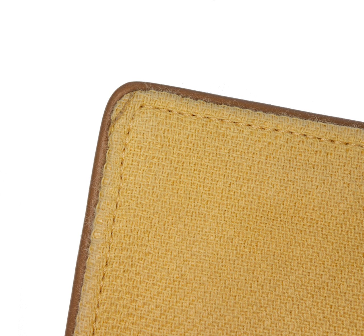 Fendi Zucca Embroidered Canvas Baguette Satchel Geel