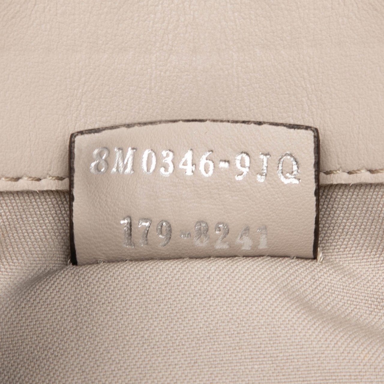 Fendi Leather Studded Monster Eyes Wallet on Chain Bruin