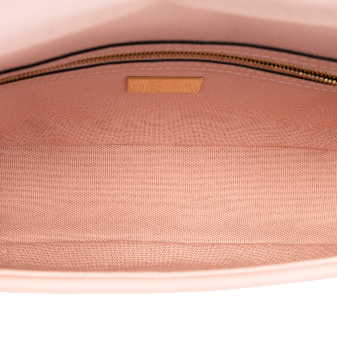 Fendi Zucca Embroidered Canvas Baguette Satchel Roze