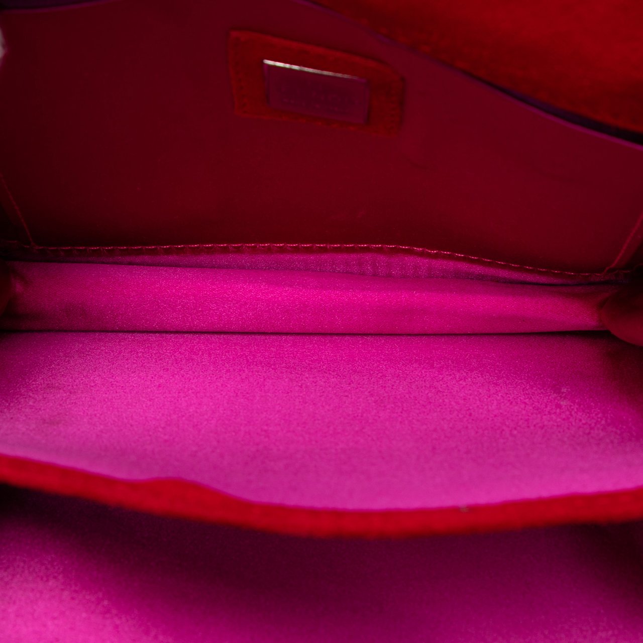 Fendi Suede Crossbody Rood