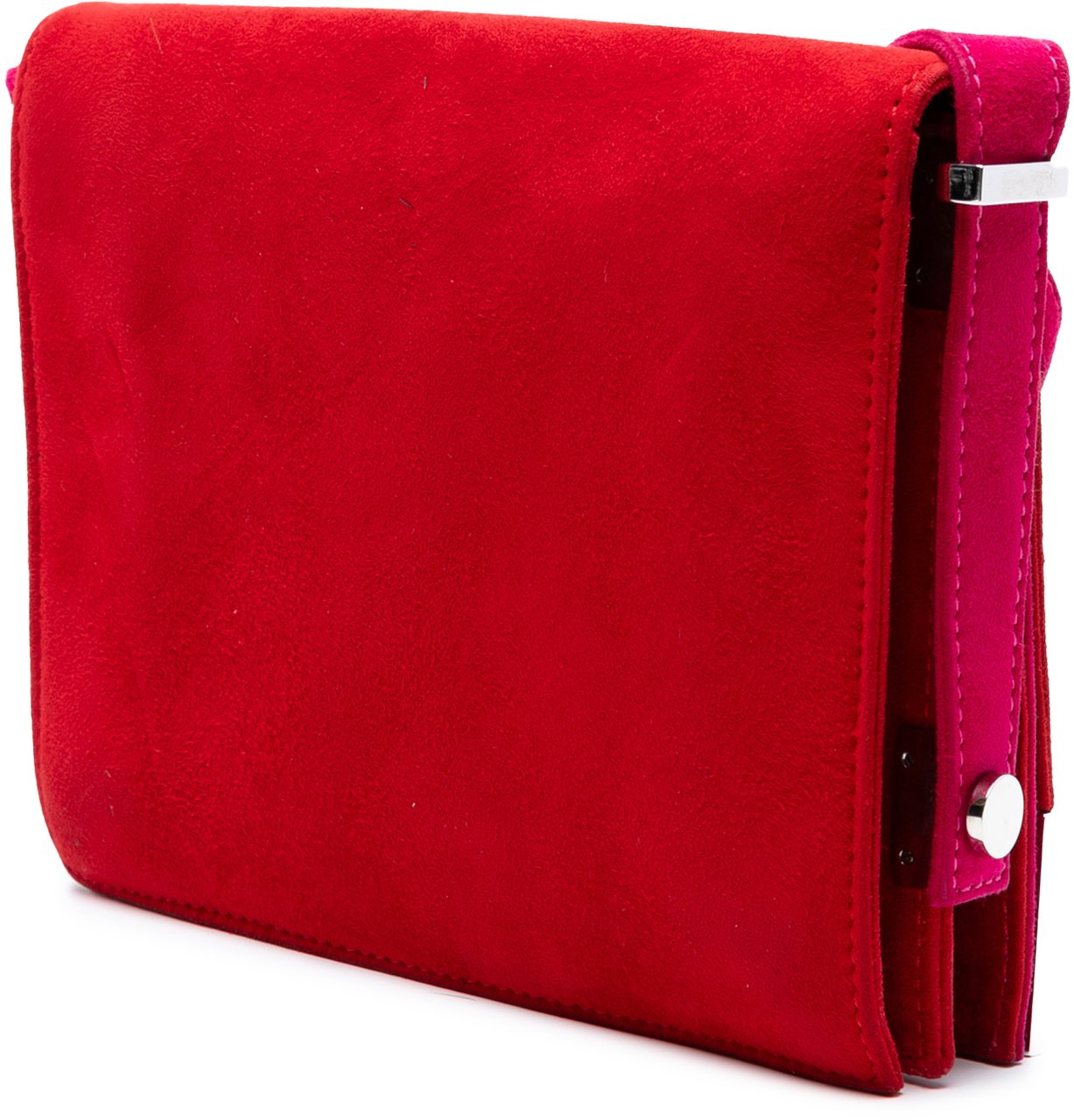 Fendi Suede Crossbody Rood