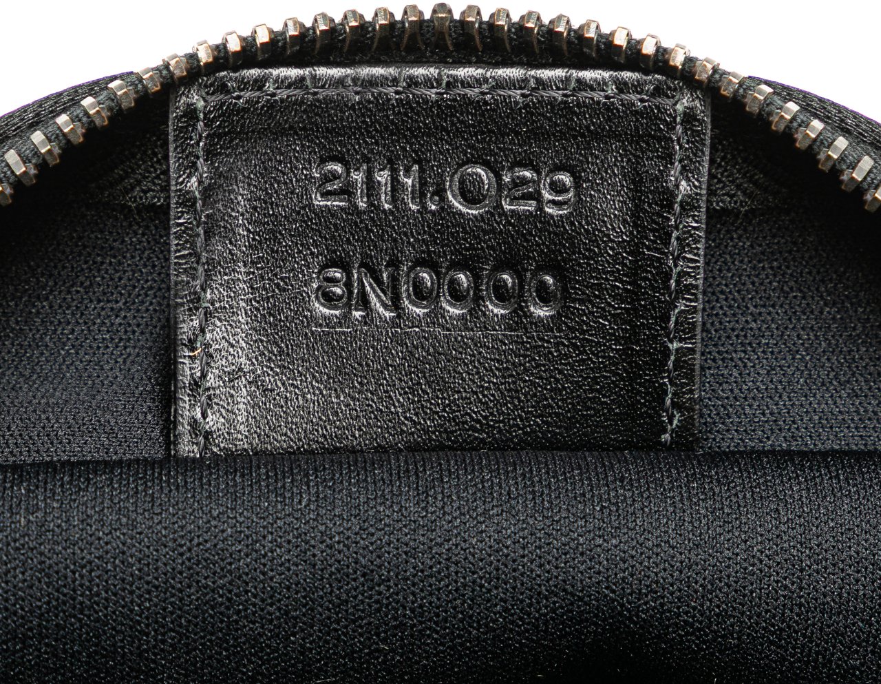 Fendi Mini Zucchino Canvas Handbag Zwart