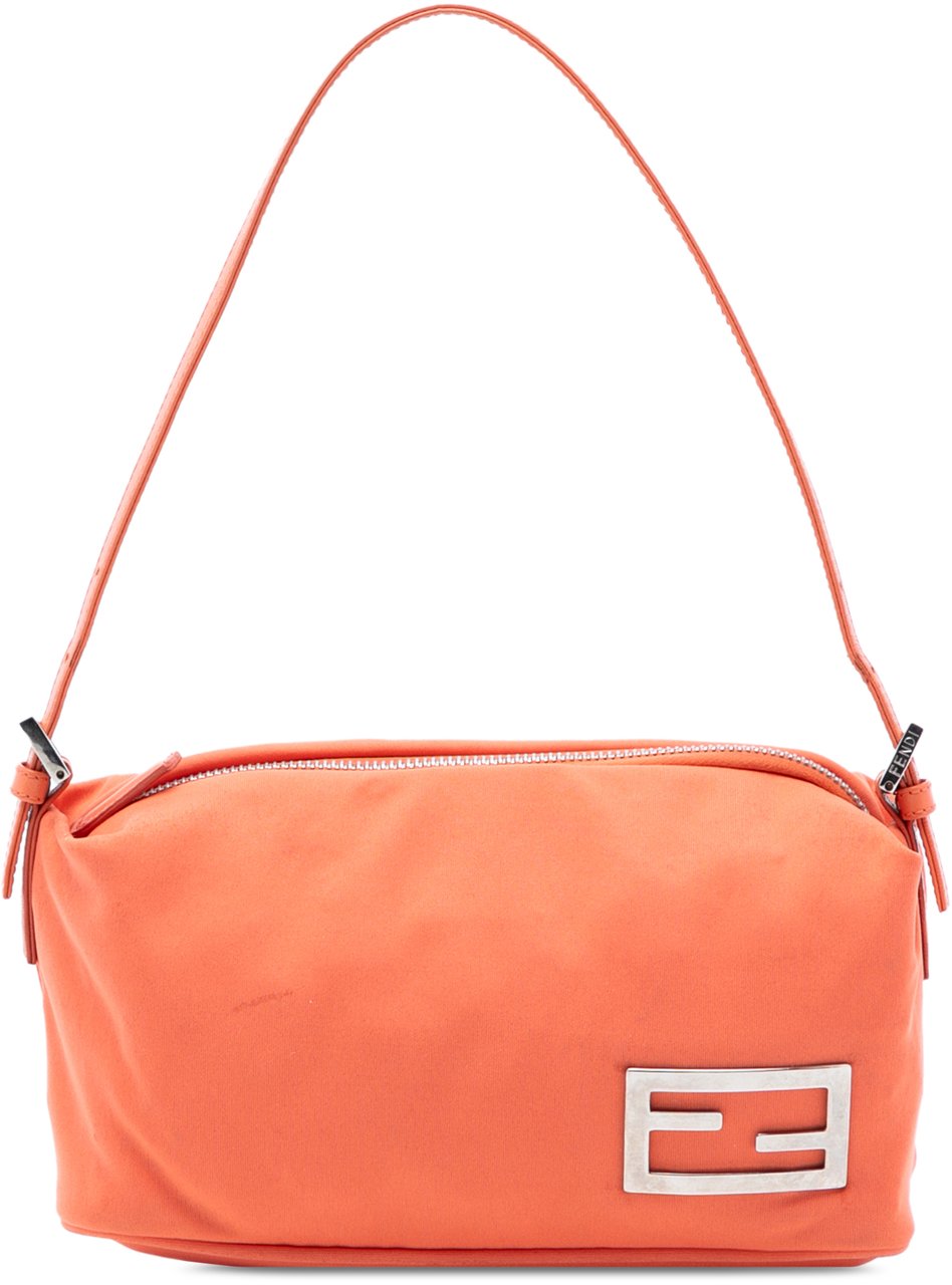 Fendi Nylon FF Pochette Oranje