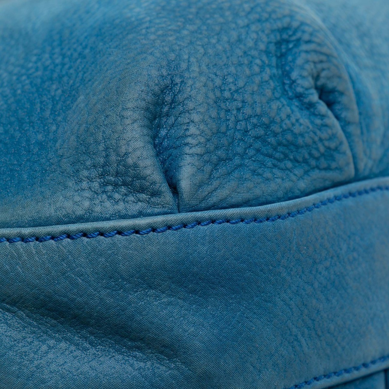 Fendi Nubuck FF Chains Tote Blauw