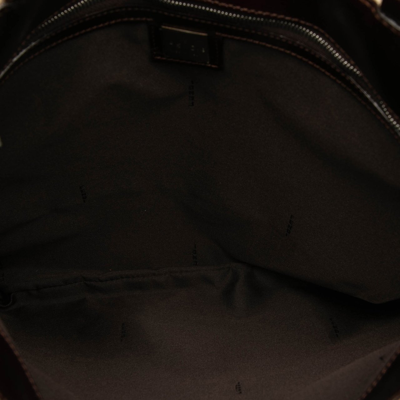 Fendi Zucca Canvas Tote Bruin