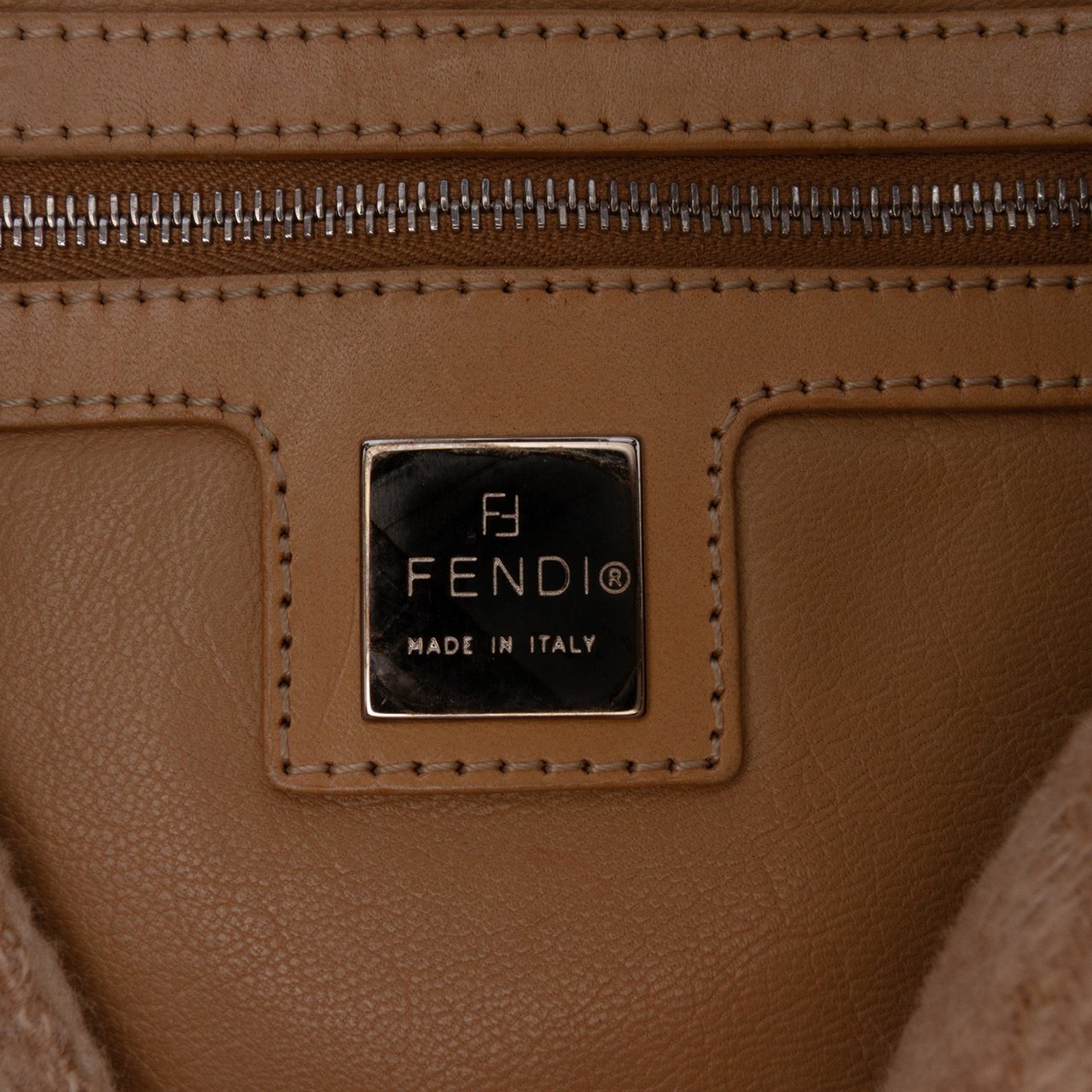 Fendi Zucca Wool Mamma Forever Bruin