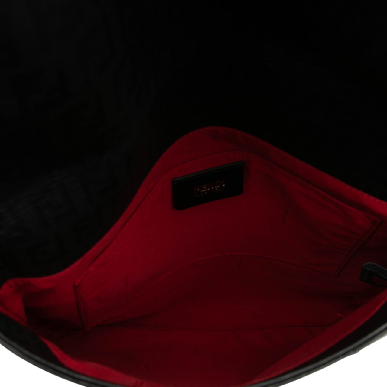 Fendi Zucchino Spalmati Crossbody Zwart