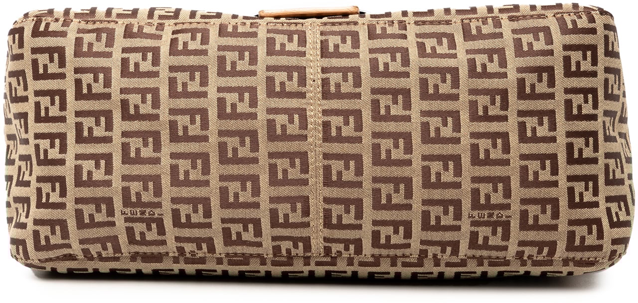 Fendi Zucchino Canvas Mamma Forever Bruin