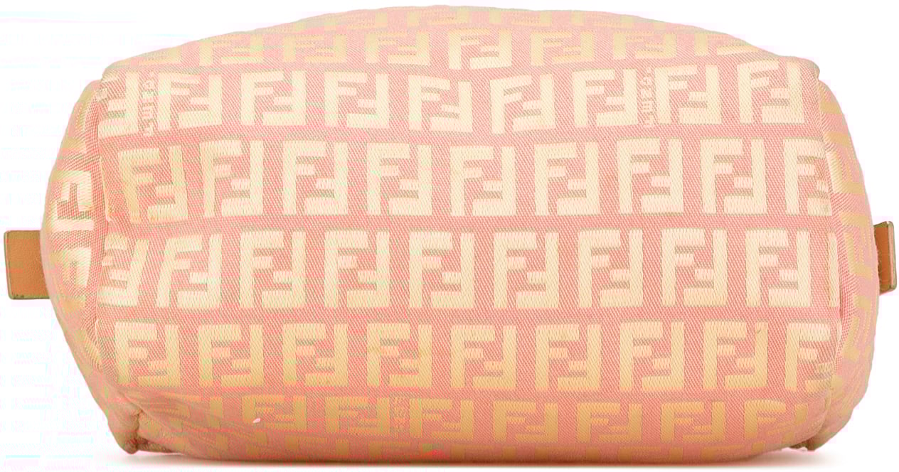 Fendi Mini Zucchino Canvas Handbag Roze