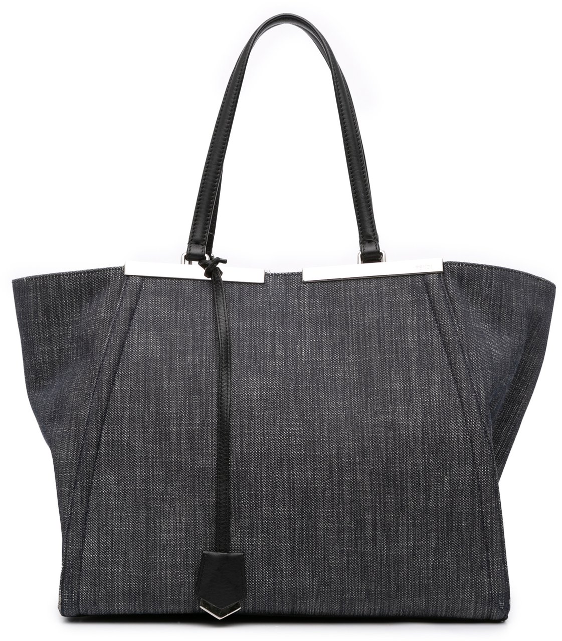 Fendi Denim 3Jours Tote Zwart