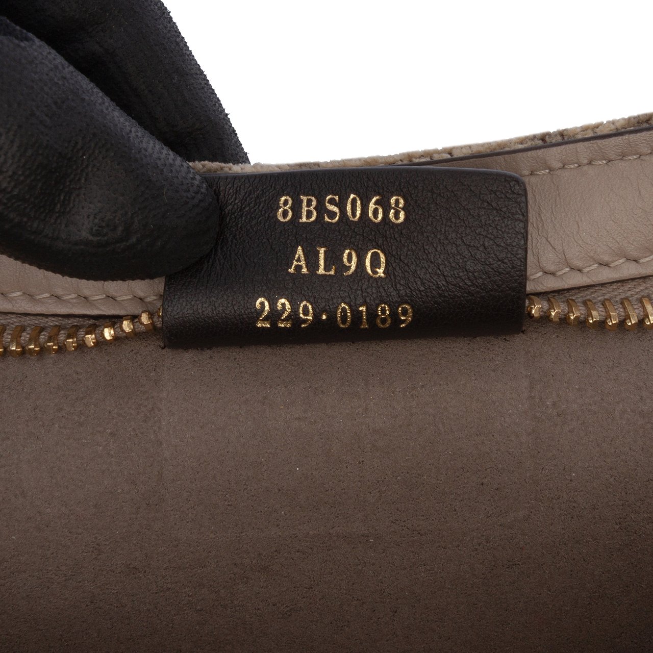 Fendi Zucca Chenille OLock Swing Satchel Bruin