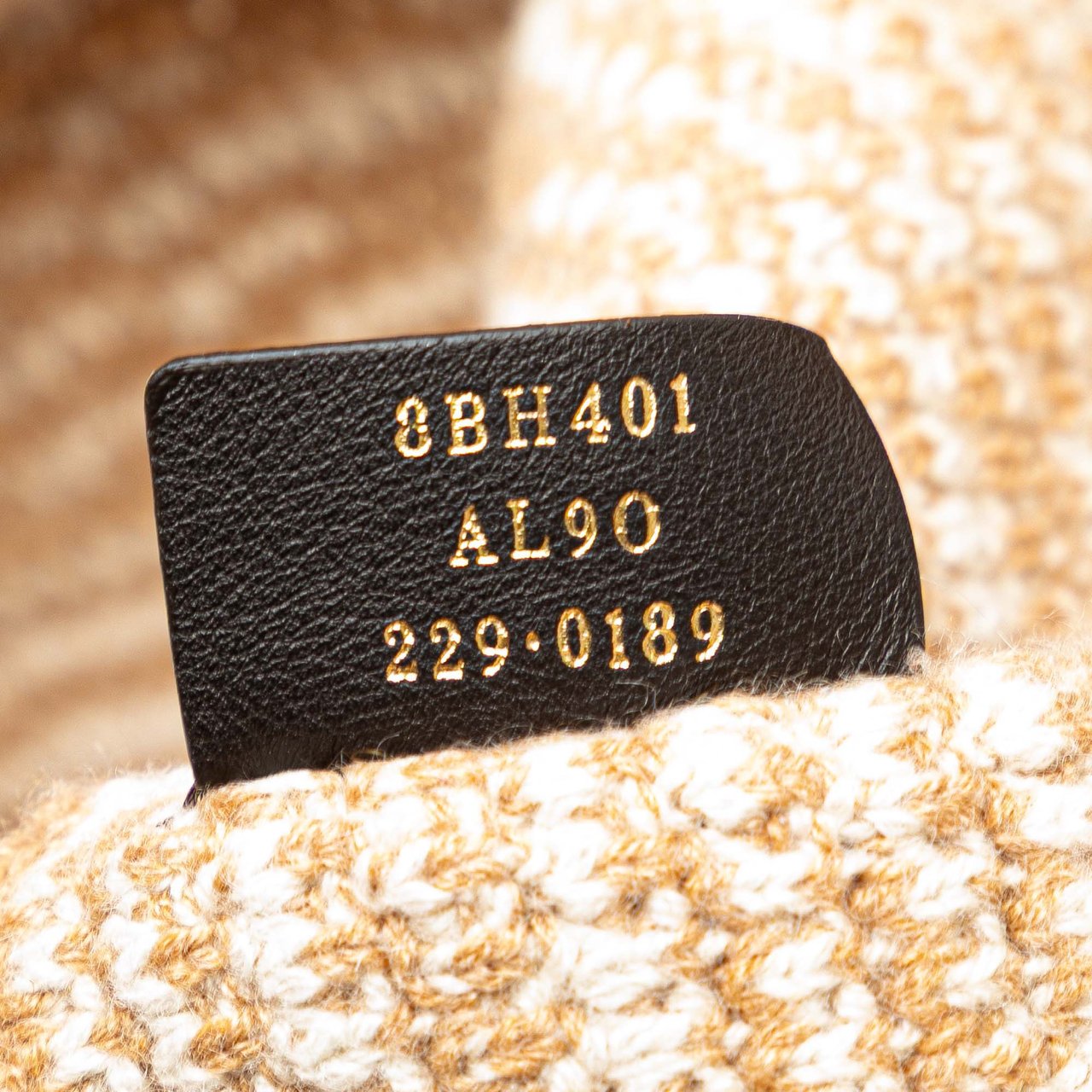 Fendi Large Zucca Cashmere Shopper Tote Bruin