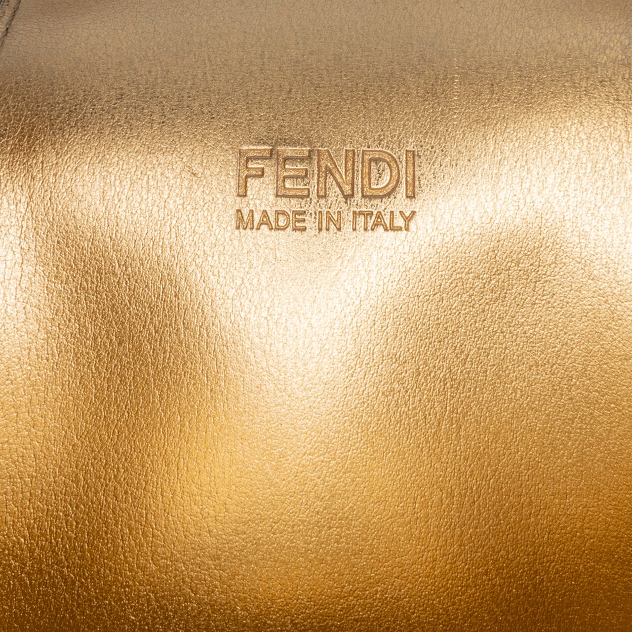 Fendi Mini Leather Cookie Hobo Zwart