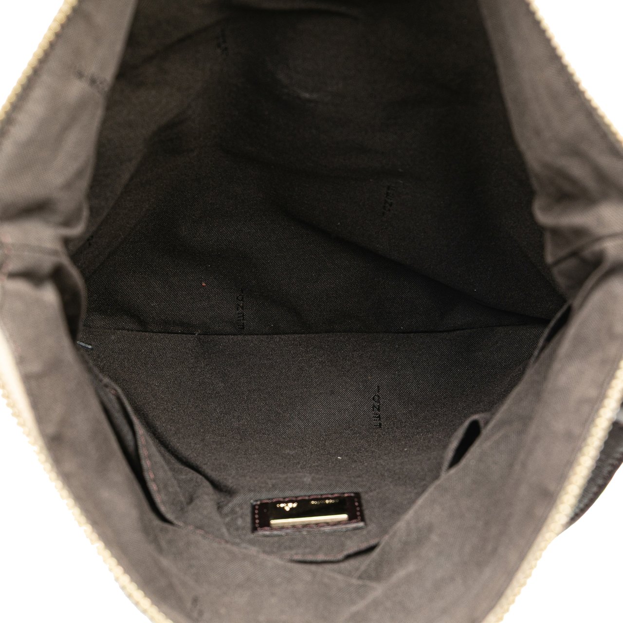 Fendi Zucchino Canvas Crossbody Bruin