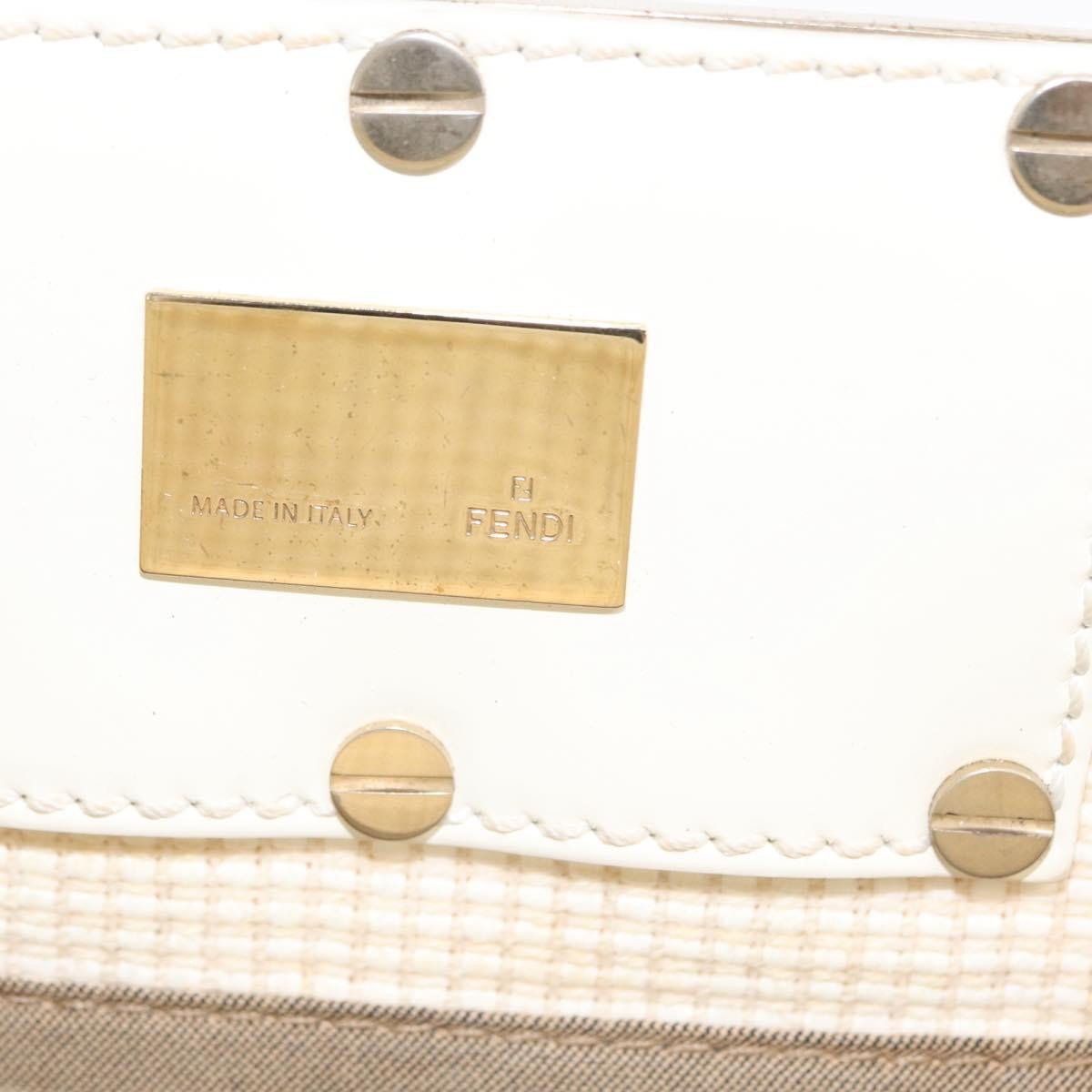 Fendi Fendi Mia Tote Canvas Small Wit