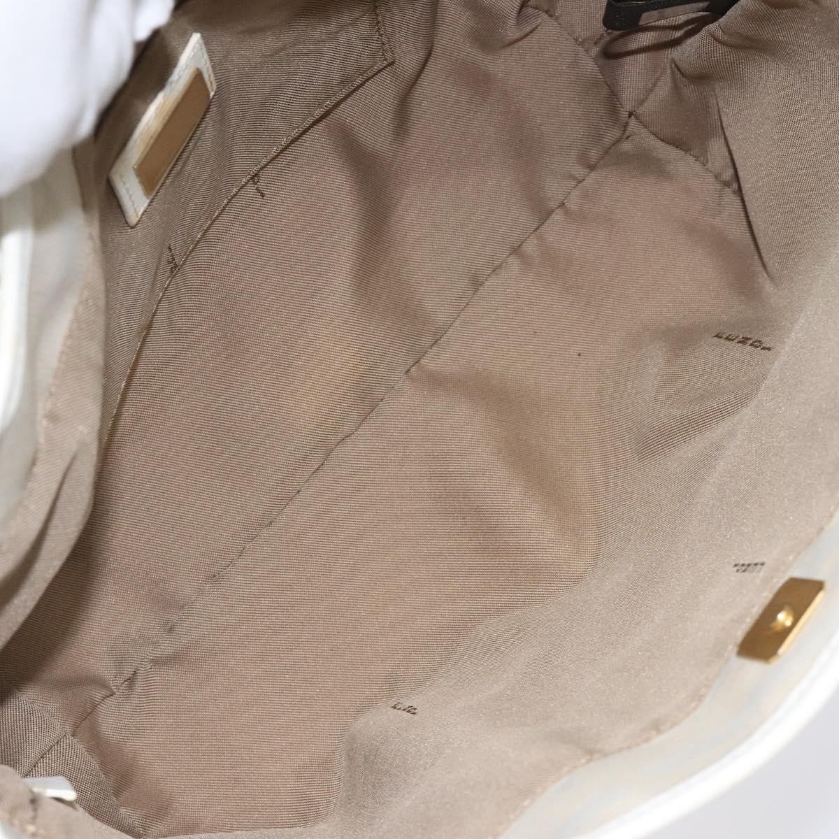 Fendi Fendi Vintage Tiger Tote Canvas Medium Wit