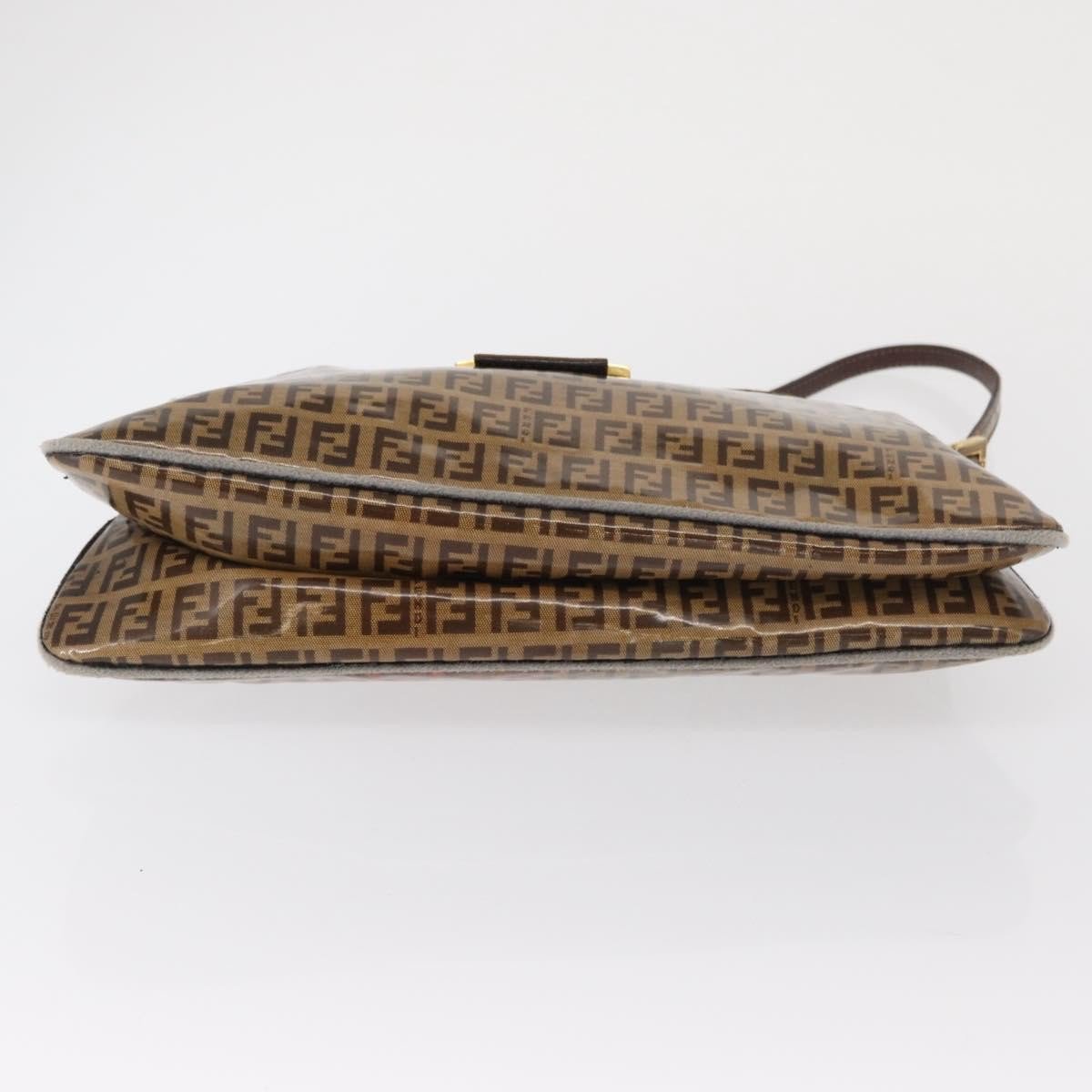 Fendi Mamma baguette Cuir verni Bruin