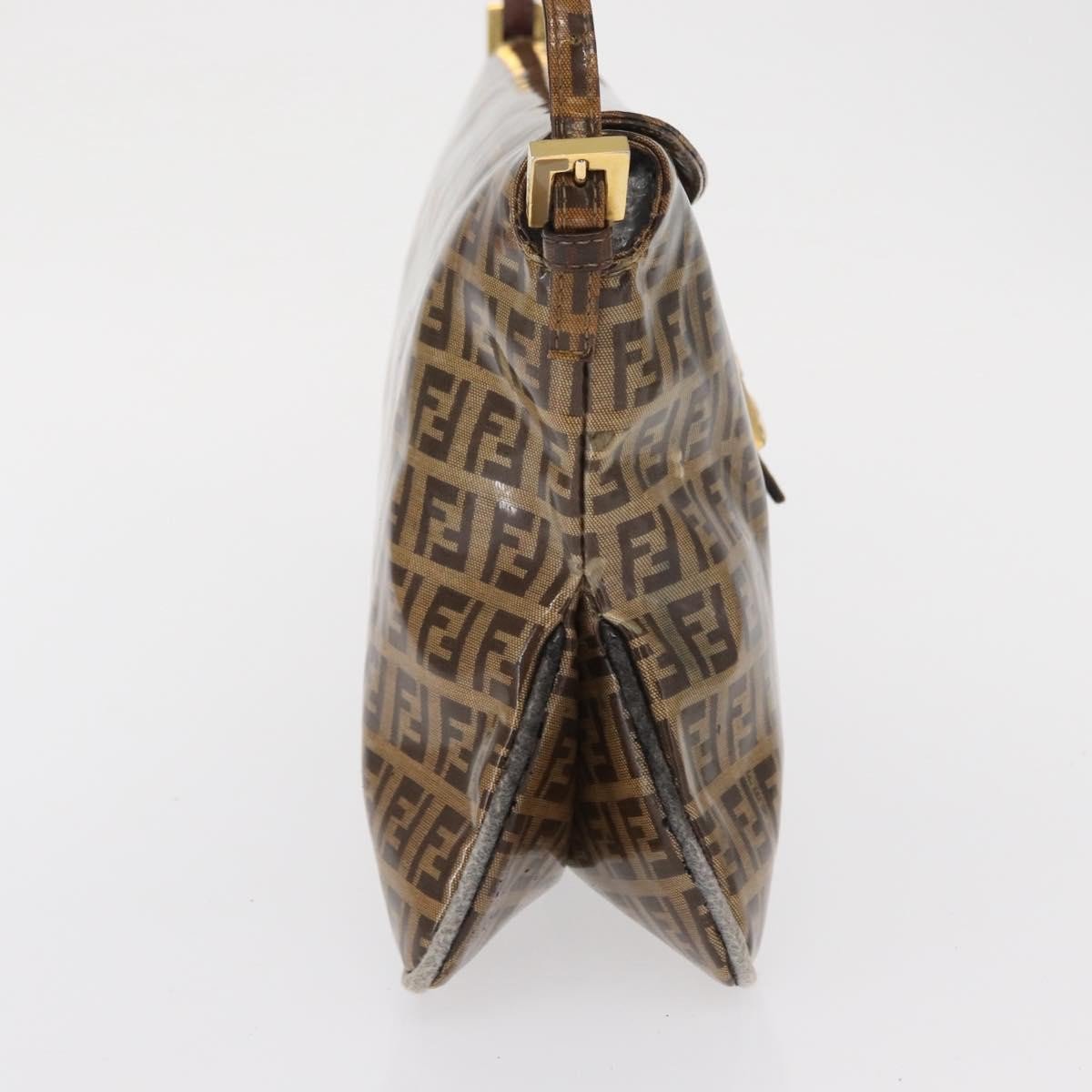 Fendi Mamma baguette Cuir verni Bruin