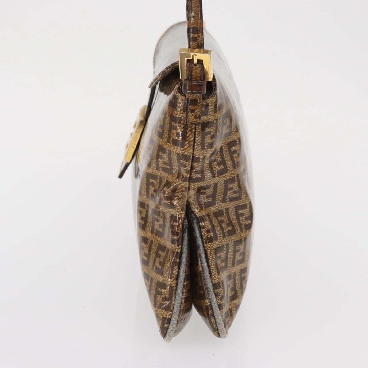 Fendi Mamma baguette Cuir verni Bruin