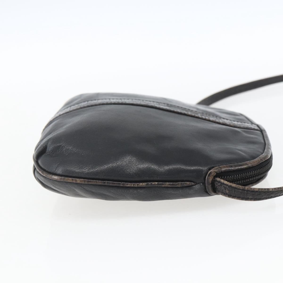 Fendi Fendi Vintage shoulderbag Leather Zwart