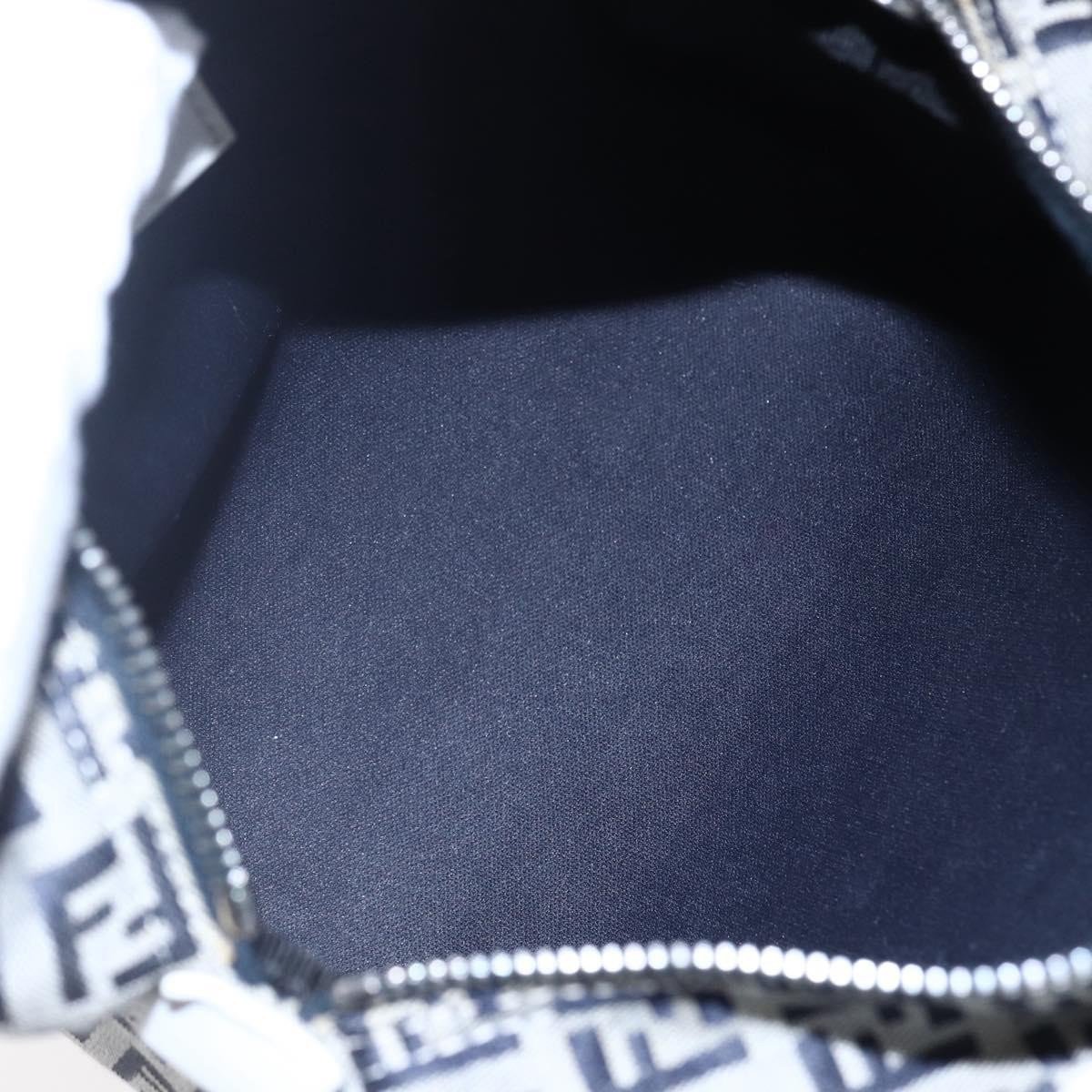 Fendi Fendi Vintage Top Handle Bag Zucchino Navy