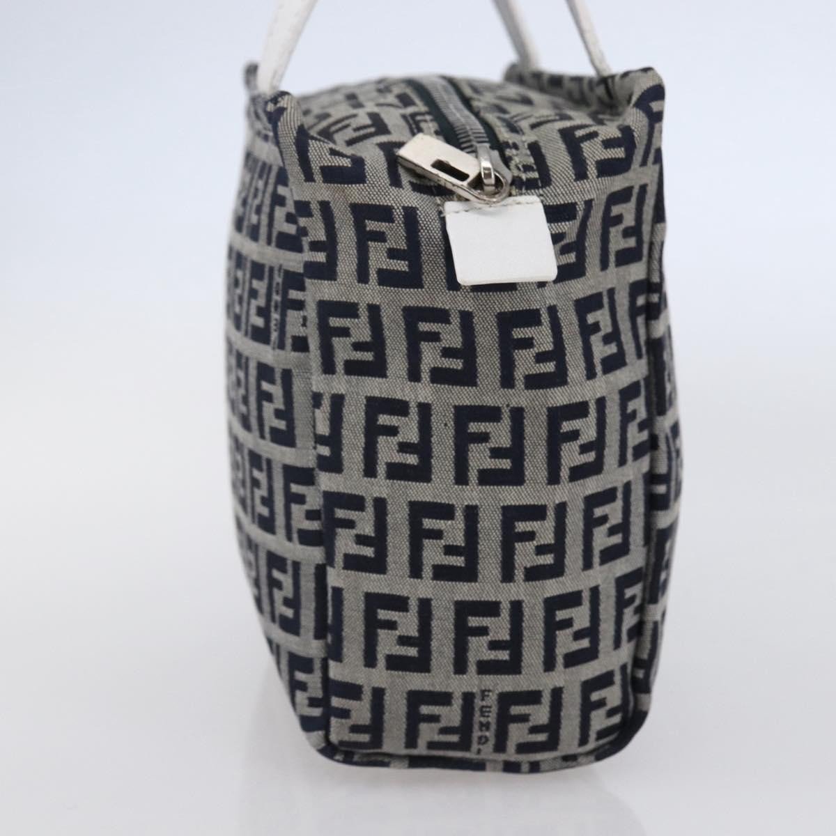 Fendi Fendi Vintage Top Handle Bag Zucchino Navy