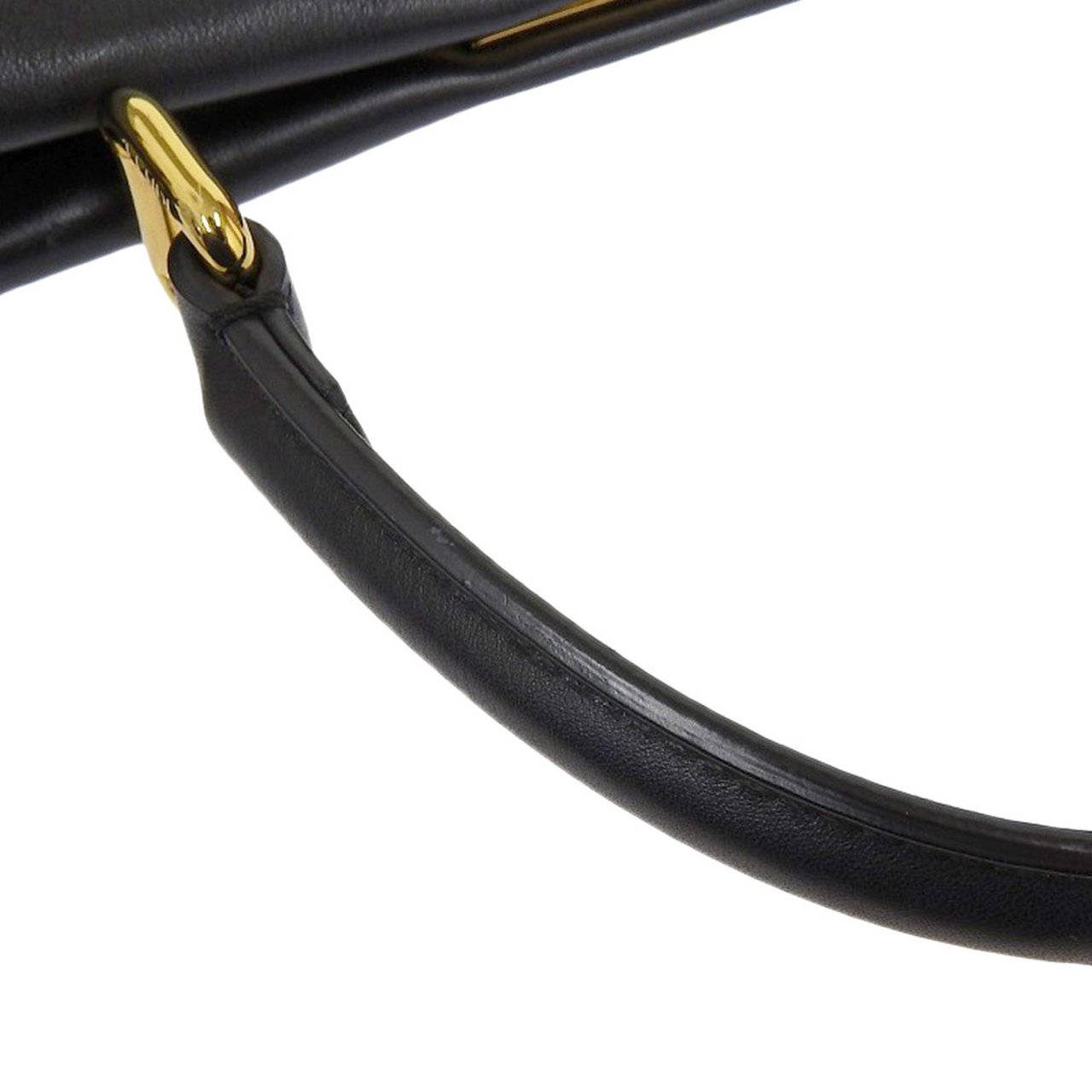 Fendi Fendi Peekaboo Bag Studded Leather Medium Zwart