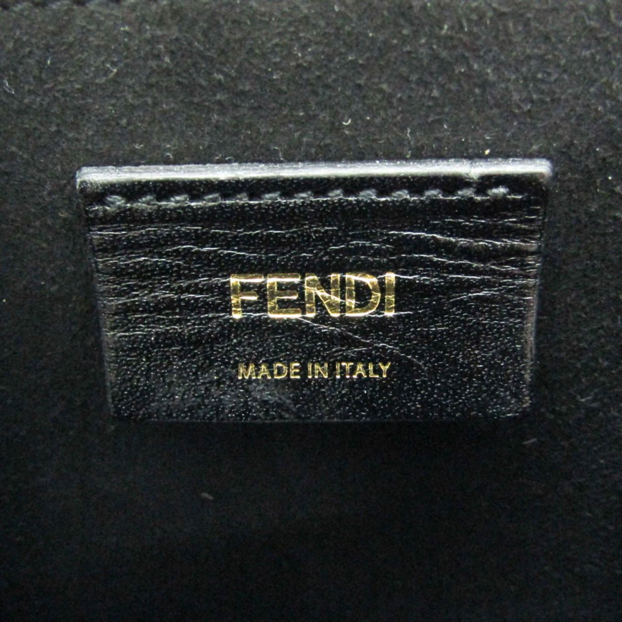 Fendi Logo Vertical Box Leather Roze