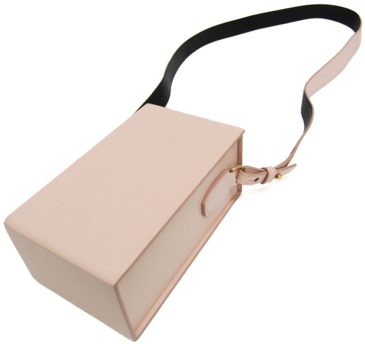 Fendi Logo Vertical Box Leather Roze