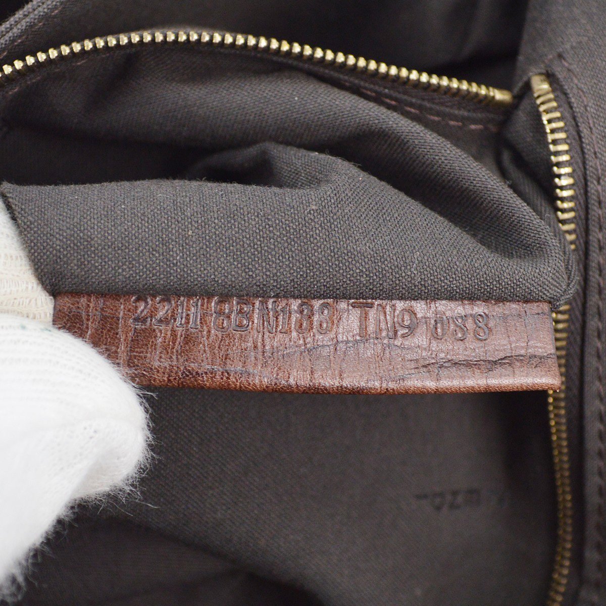 Fendi Fendi Vintage Flap Satchel Zucchino Canvas Large Bruin