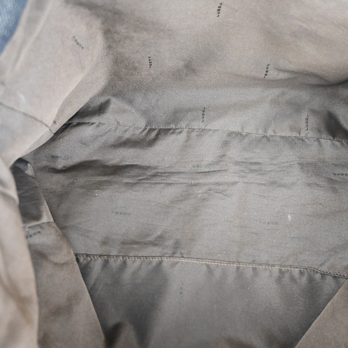 Fendi Fendi Vintage Open Tote Denim Large Blauw