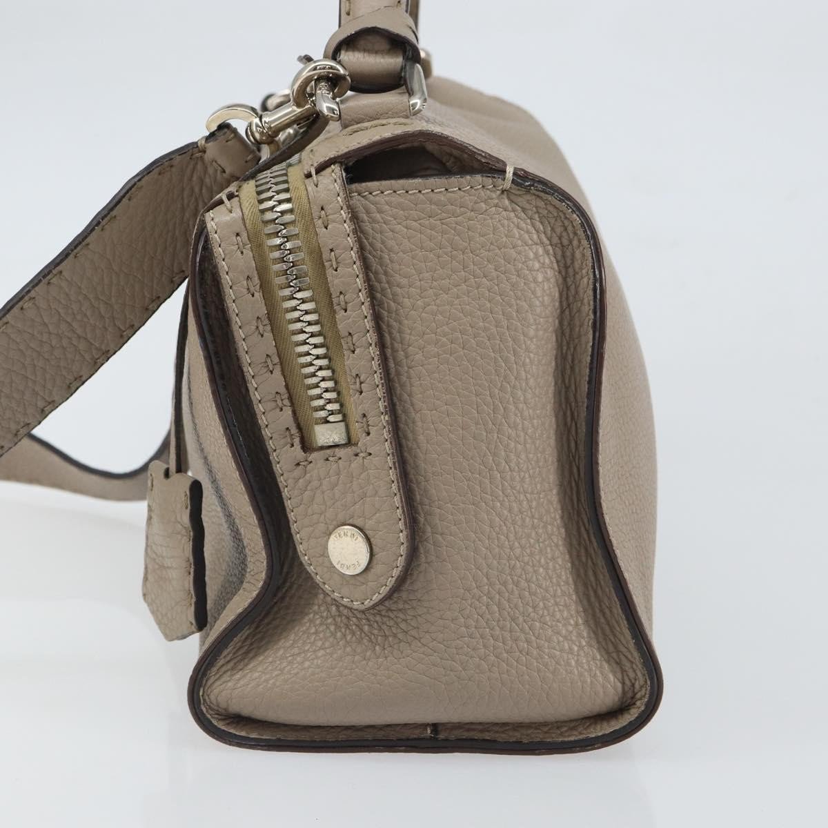 Fendi Fendi Selleria Lei Bag Leather Grijs