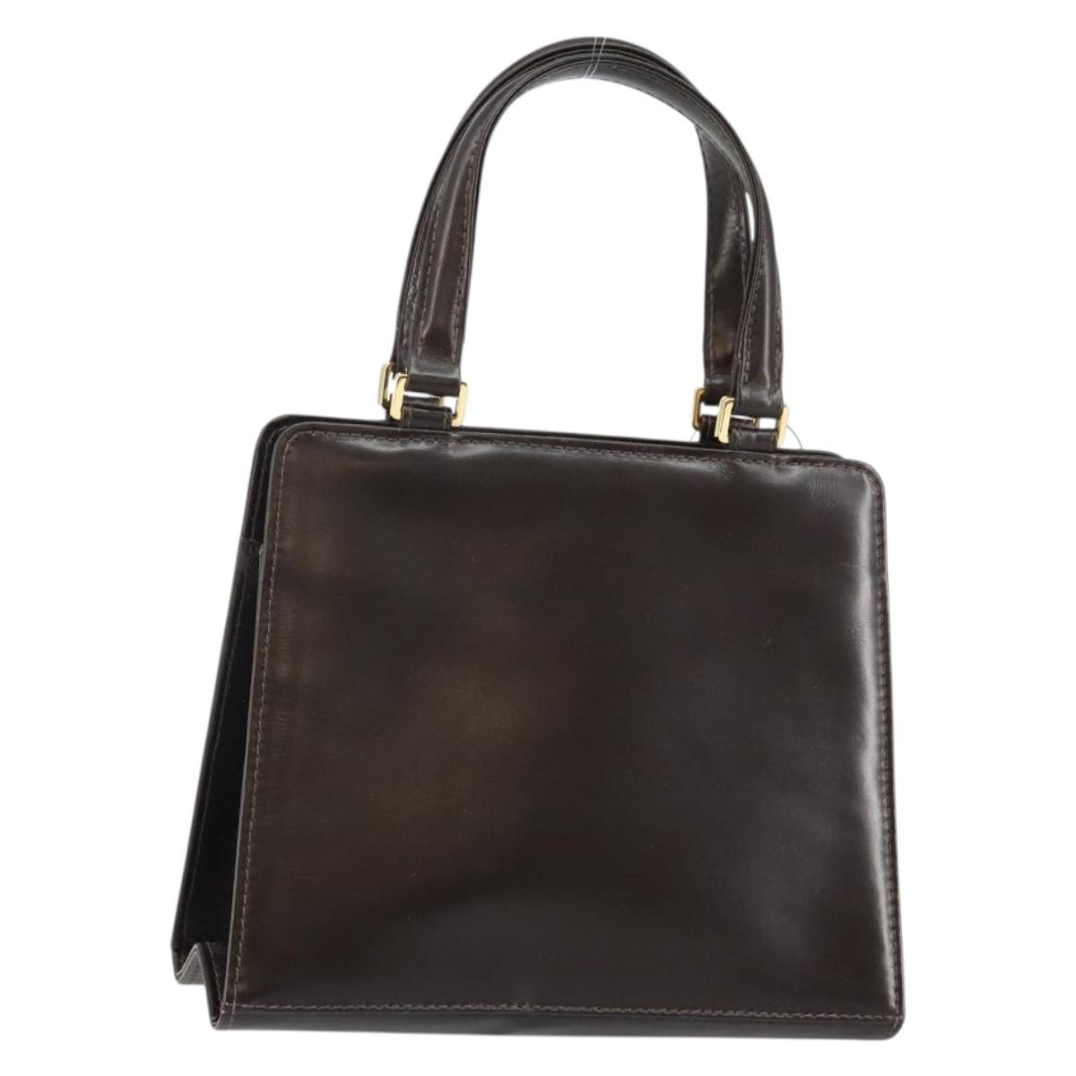 Fendi Fendi Vintage Top Handle Bag Leather Bruin