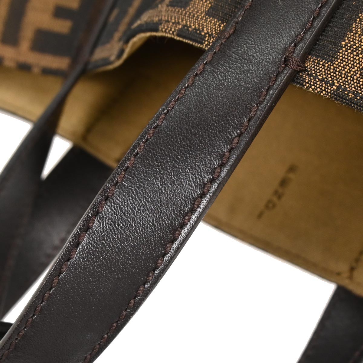 Fendi Fendi Special Shopping Tote Zucca Canvas Large Bruin