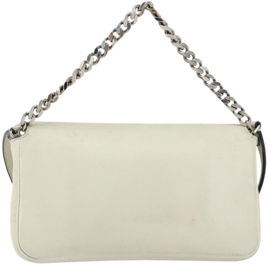 Fendi Fendi Monster Baguette Leather Medium Wit