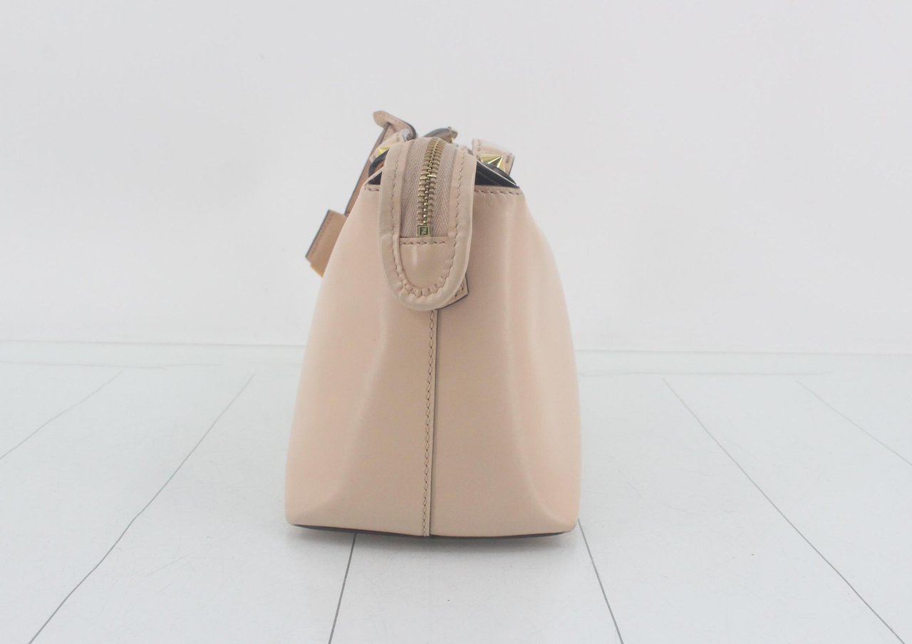 Fendi By The Way Satchel Leather Medium Beige