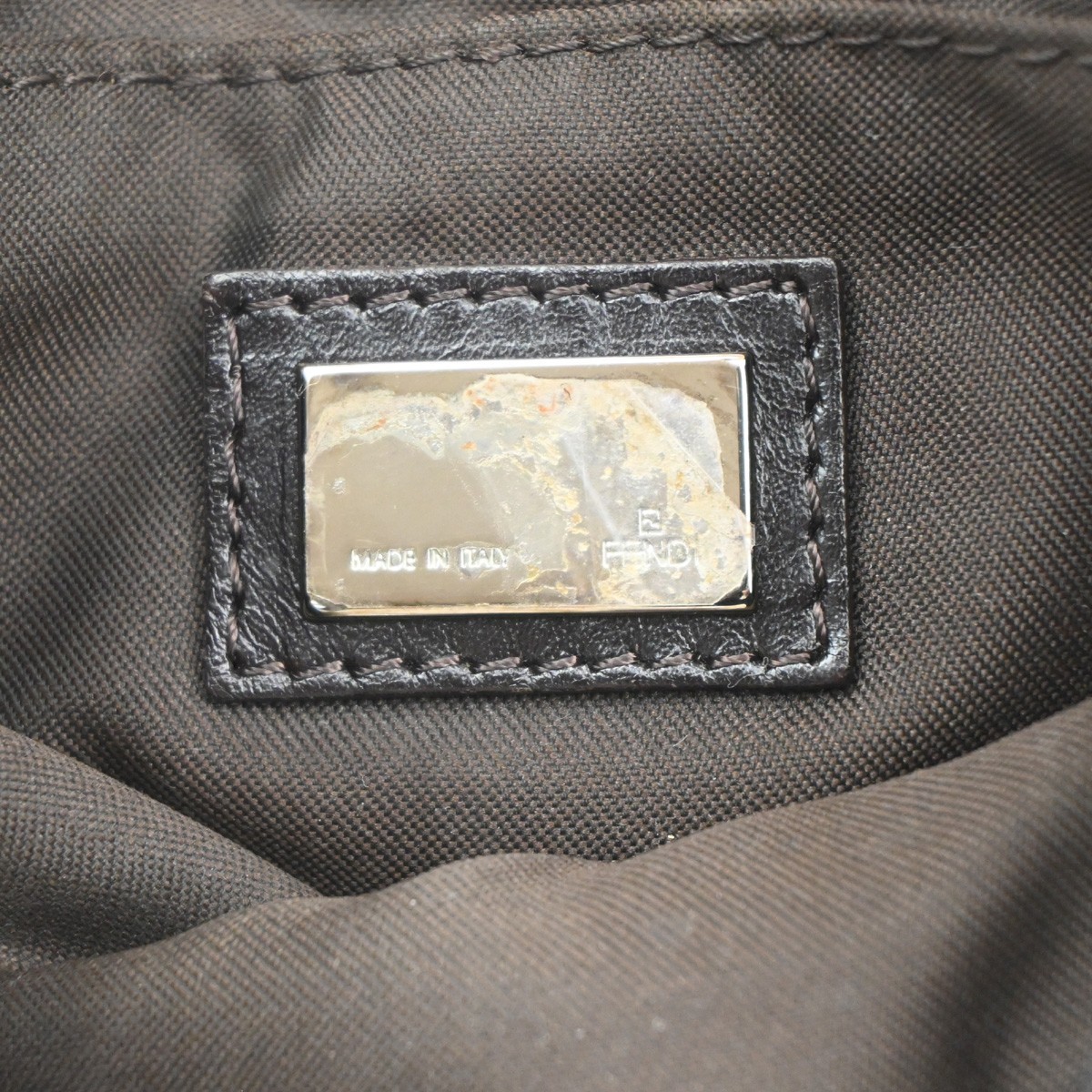 Fendi Fendi Vintage Flap Crossbody Bag Zucchino Denim Blauw