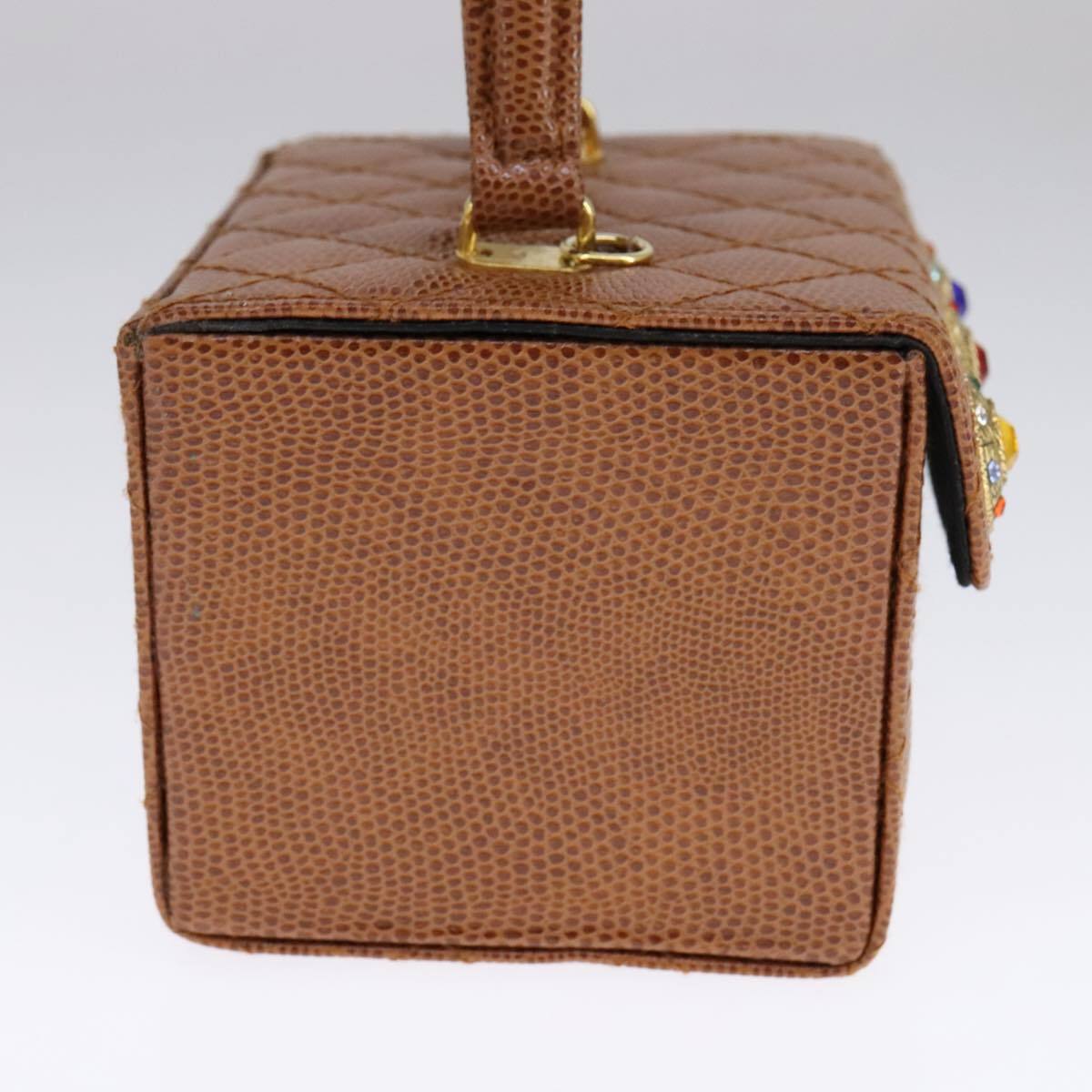 Fendi Fendi Vanity Clutch Leather Bruin