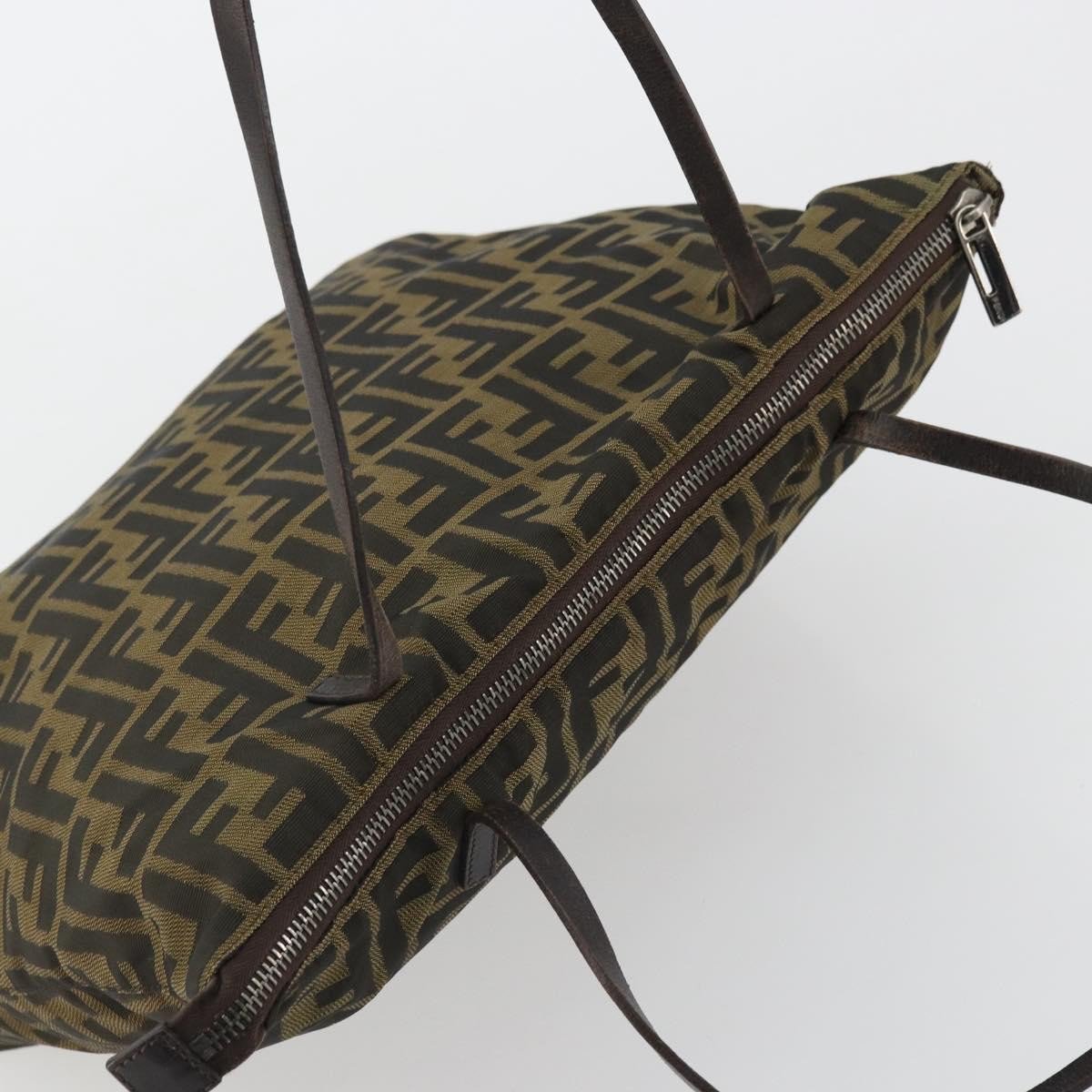 Fendi Zucca Tote Canvas Zwart