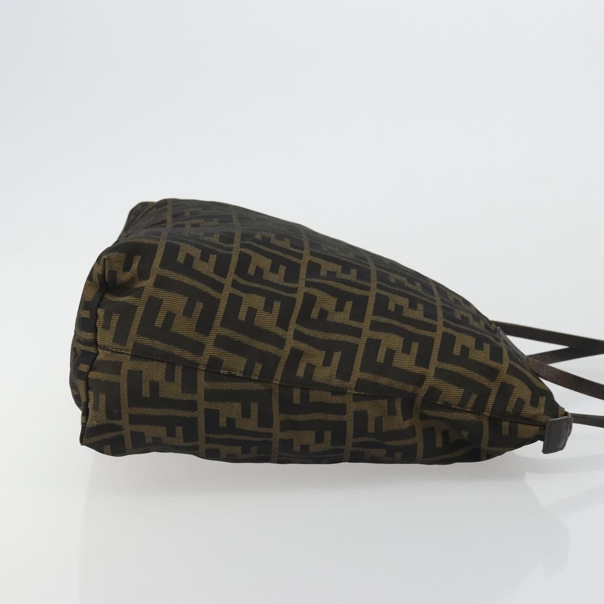 Fendi Zucca Tote Canvas Zwart